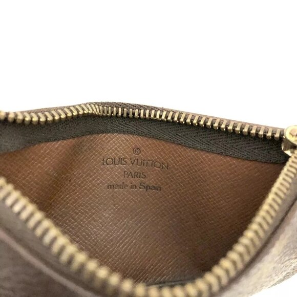 522217AF Louis Vuitton Wallet Coin Case Cles Brown Monogram - Picture 7 of 9